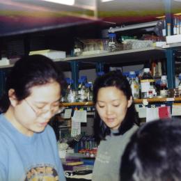 Noon Matangkasombut and Eun-Jung Cho, circa 1998